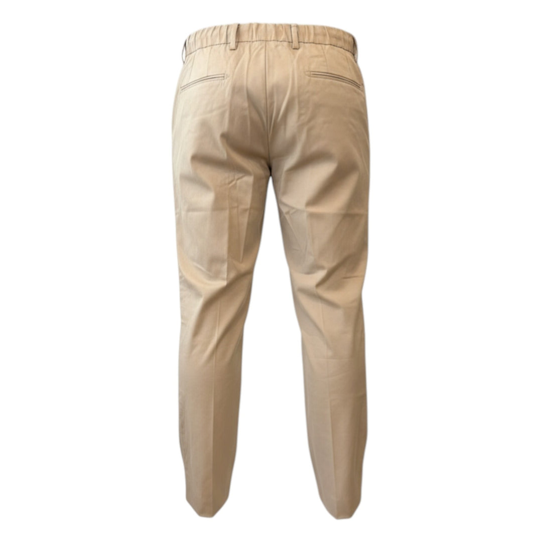 Pantalón Ultralight con elástico y pinzas Sand