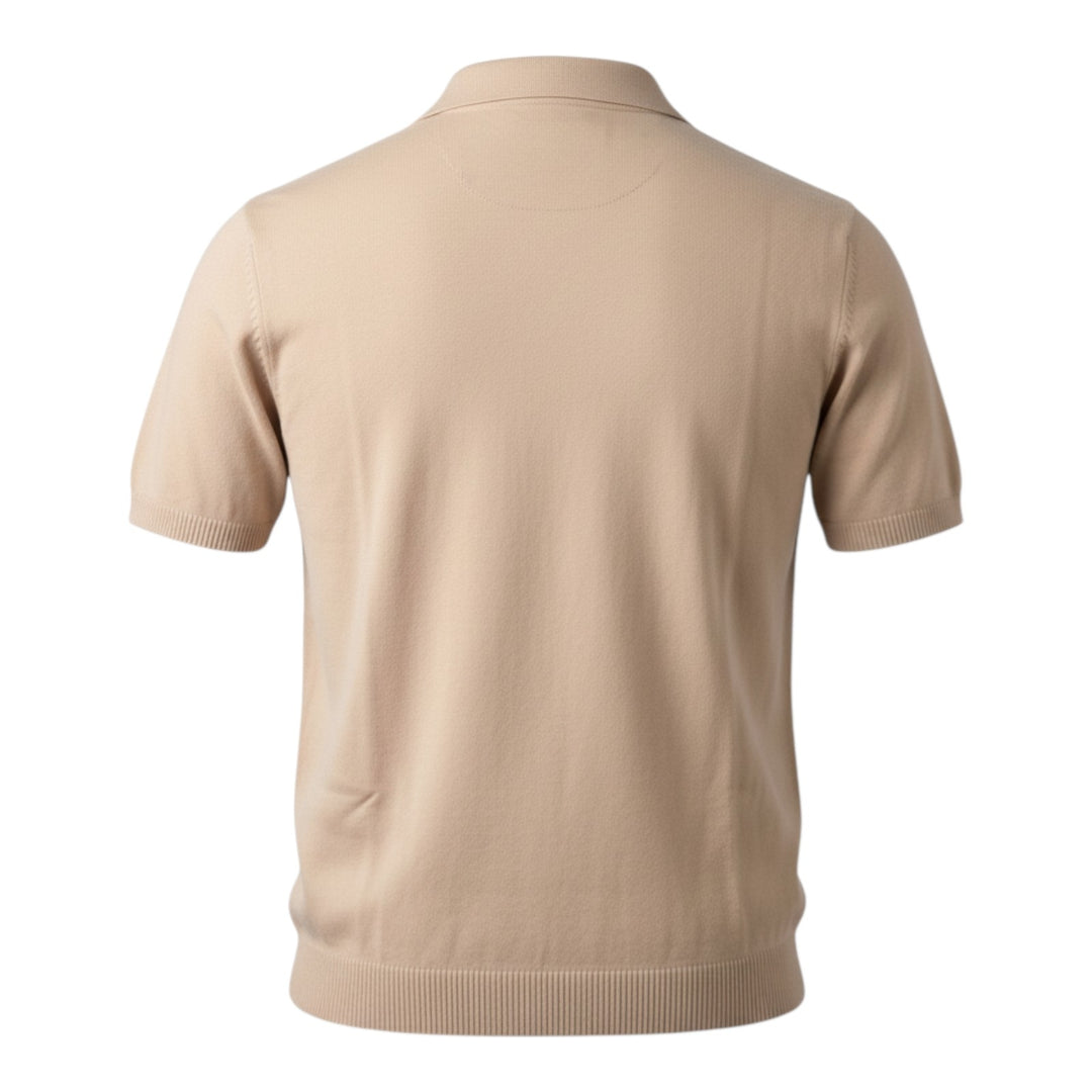 Polo Manga Corta Algodón Peinado Cuerda