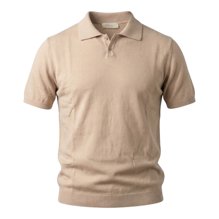 Polo Manga Corta Algodón Peinado Cuerda