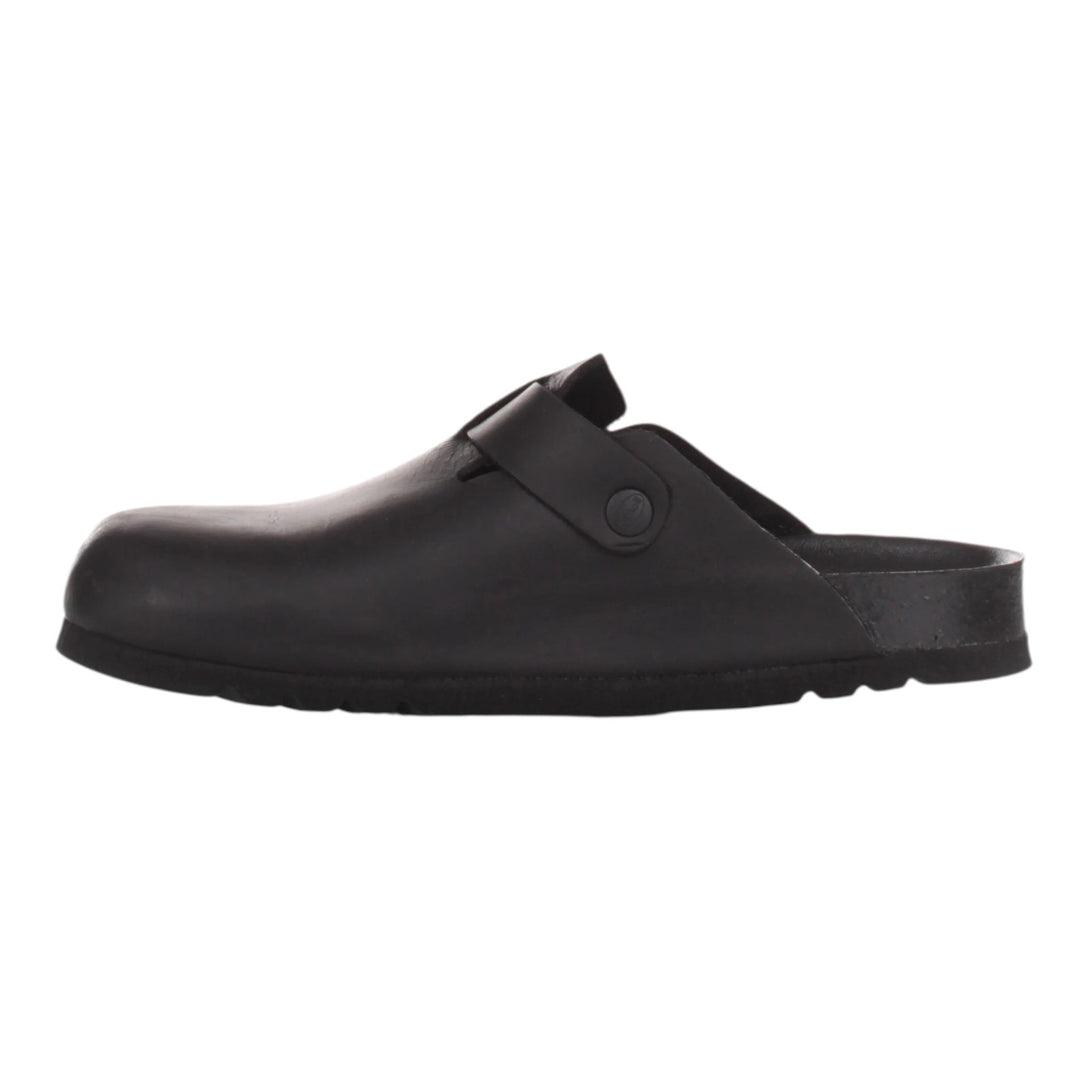 SANDALIAS OLIVER EN PIEL ENGRASADA NEGRO