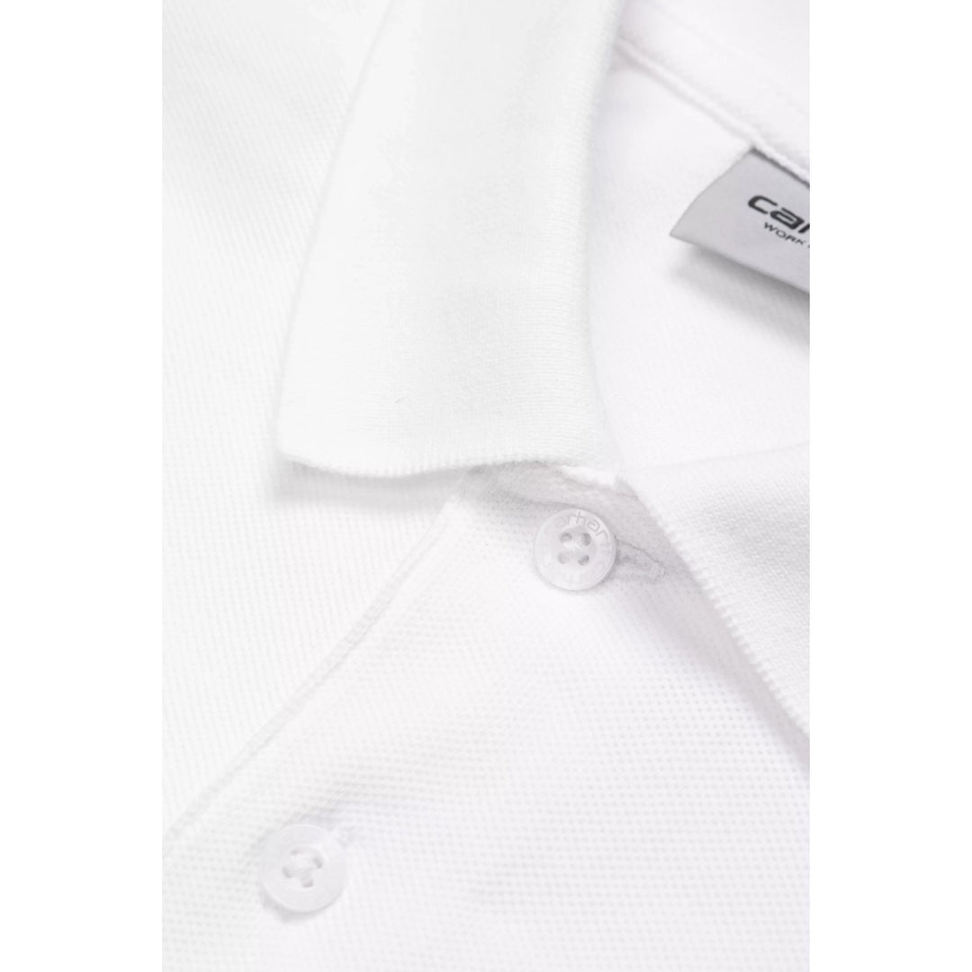 S/S Chase Polo de Piqué Blanco / Oro