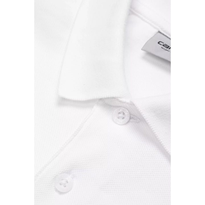 S/S Chase Polo de Piqué Blanco / Oro
