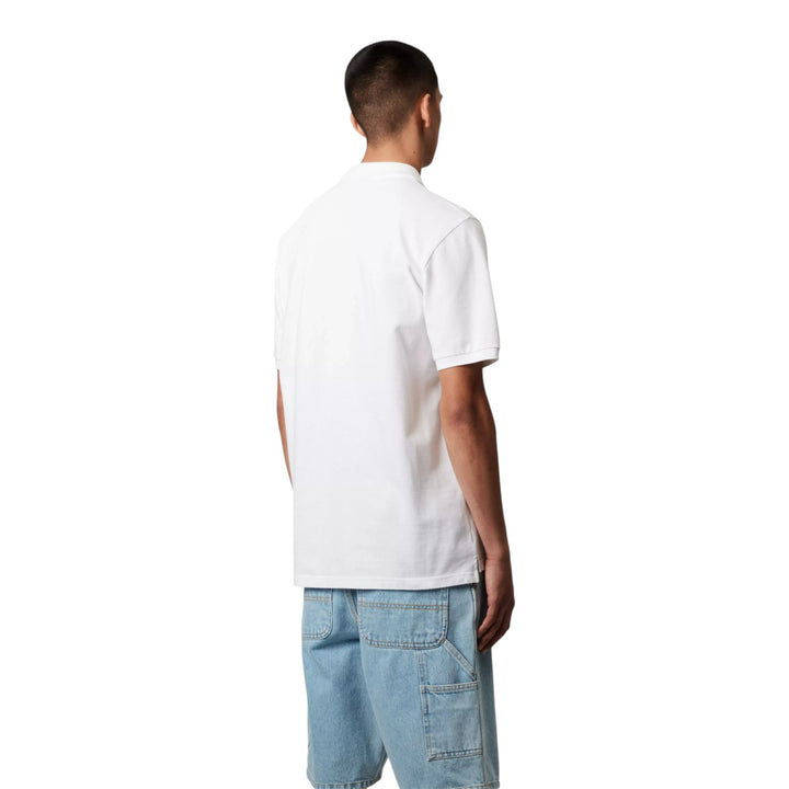 S/S Chase Polo de Piqué Blanco / Oro