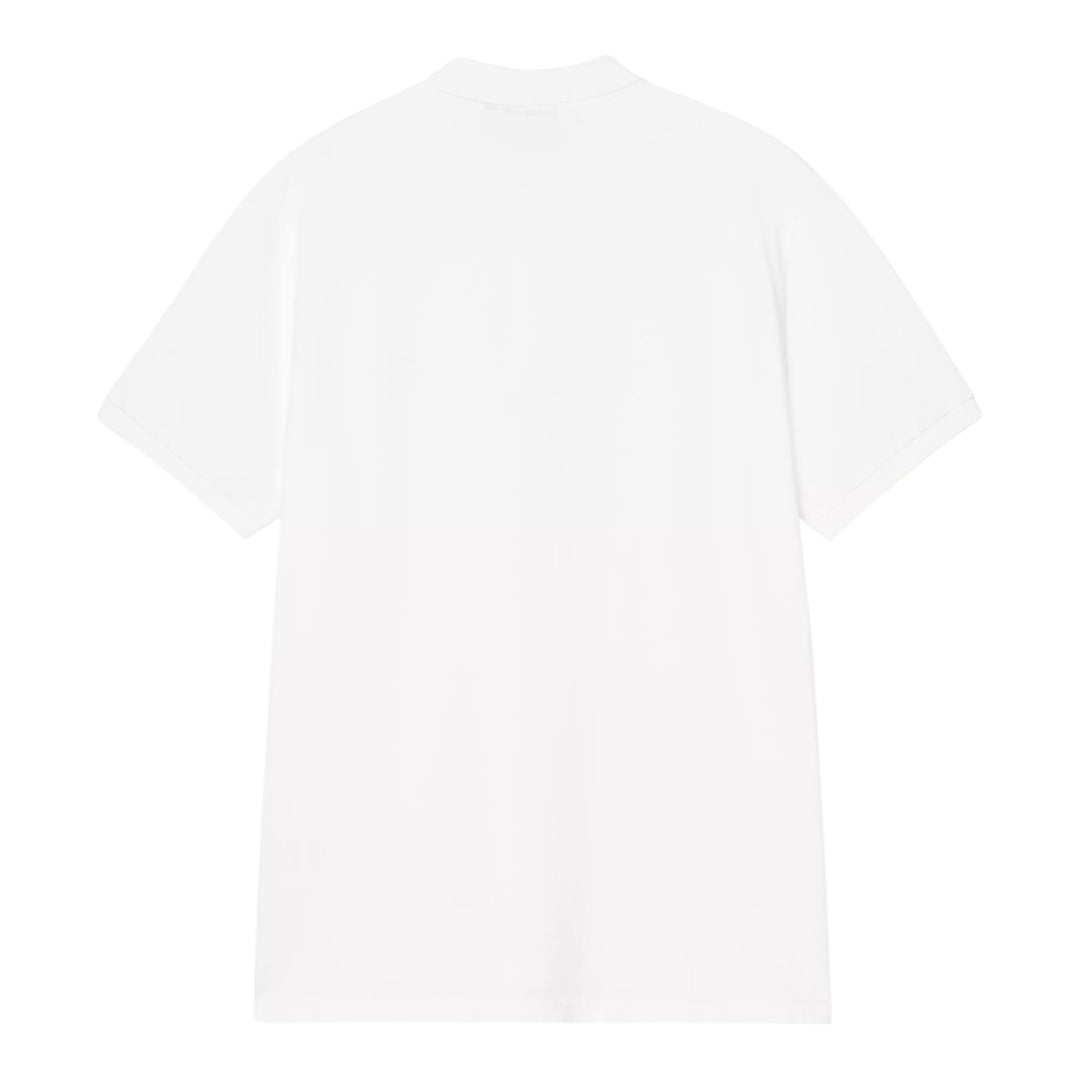 S/S Chase Polo de Piqué Blanco / Oro