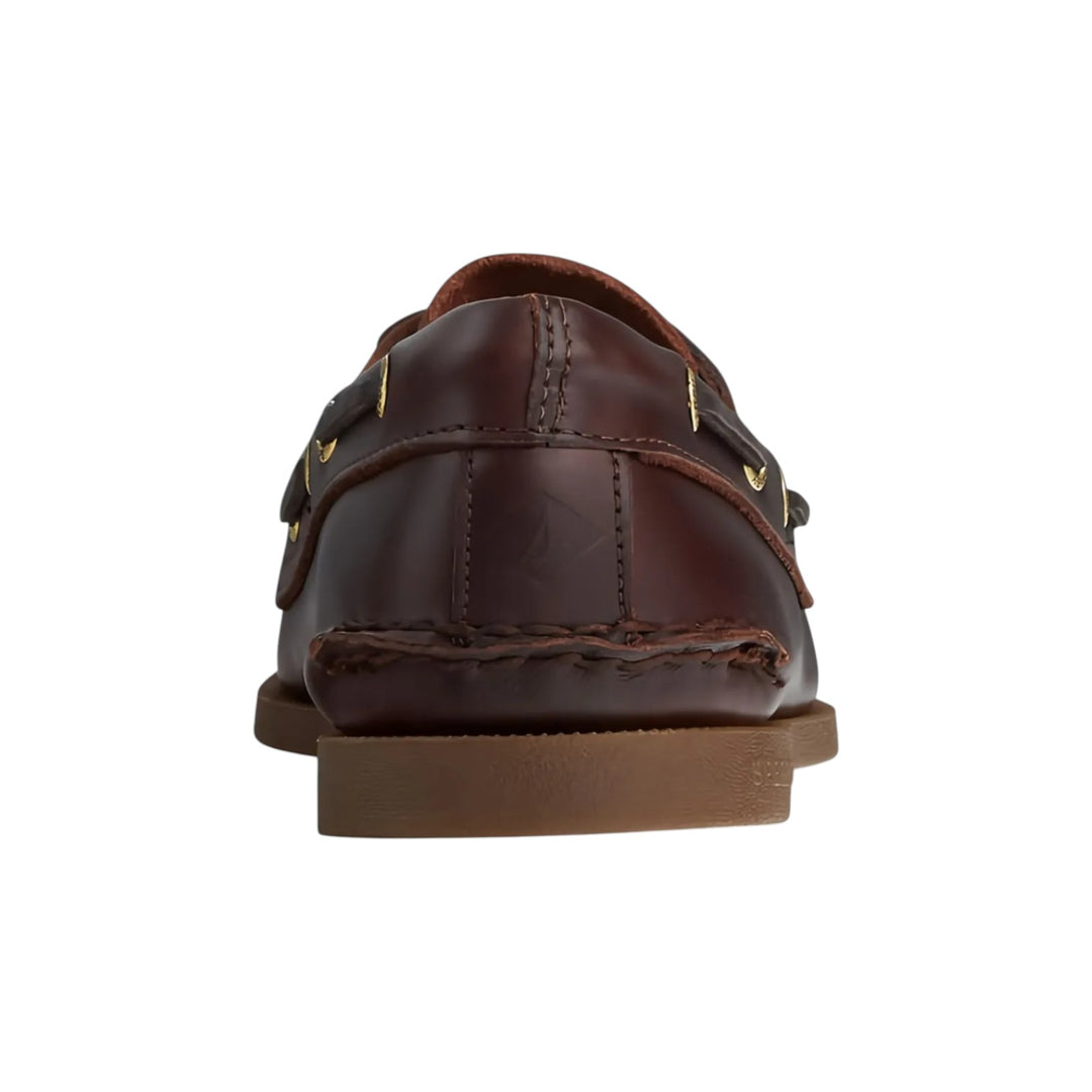 Náutico Authentic Original 2 ojales en Piel Auténtica Amaretto