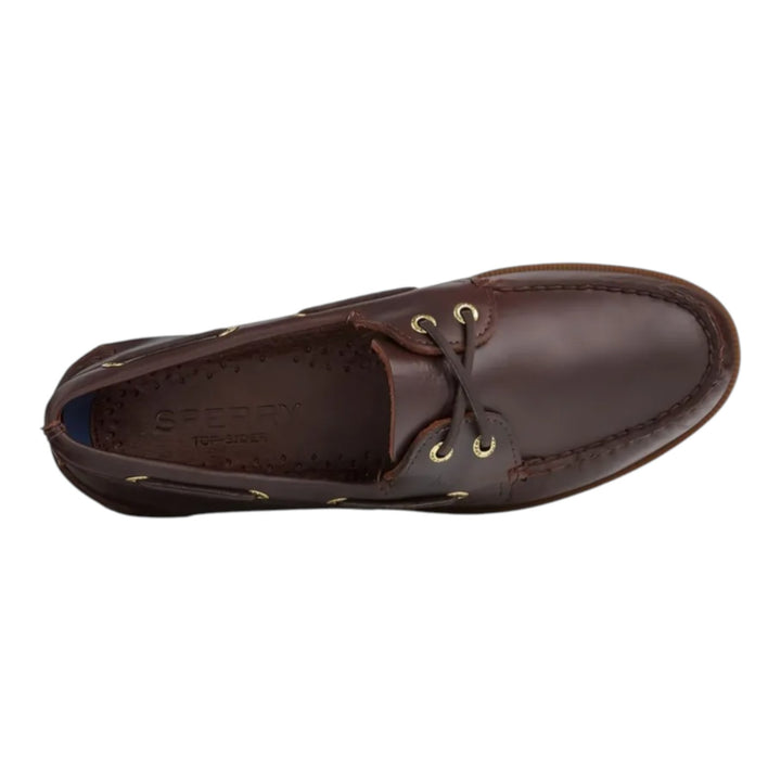 Náutico Authentic Original 2 ojales en Piel Auténtica Amaretto