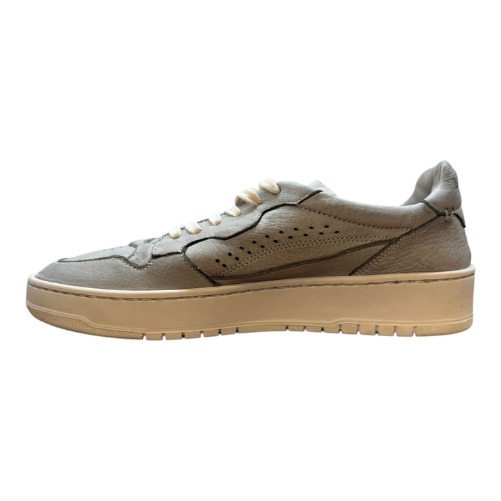 Sneakers Jannik en auténtica piel de ciervo cemento