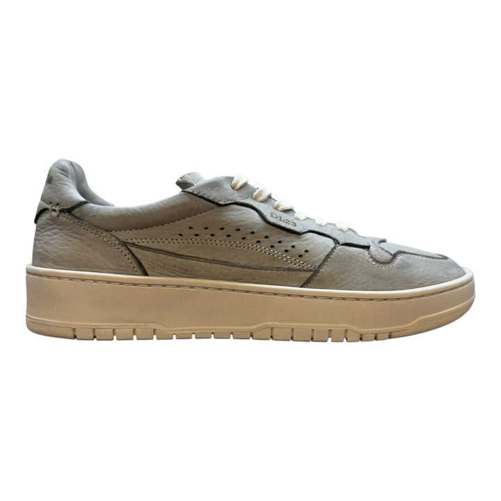 Sneakers Jannik en auténtica piel de ciervo cemento