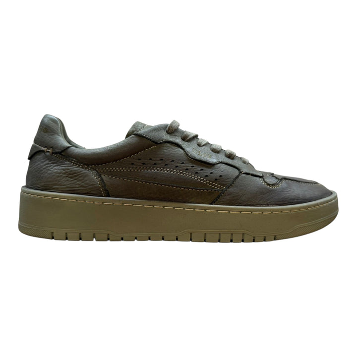 Sneakers Jannik en auténtica piel de ciervo militar