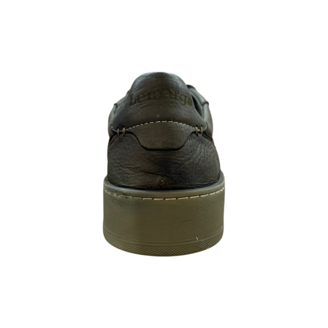 Sneakers Jannik en auténtica piel de ciervo militar