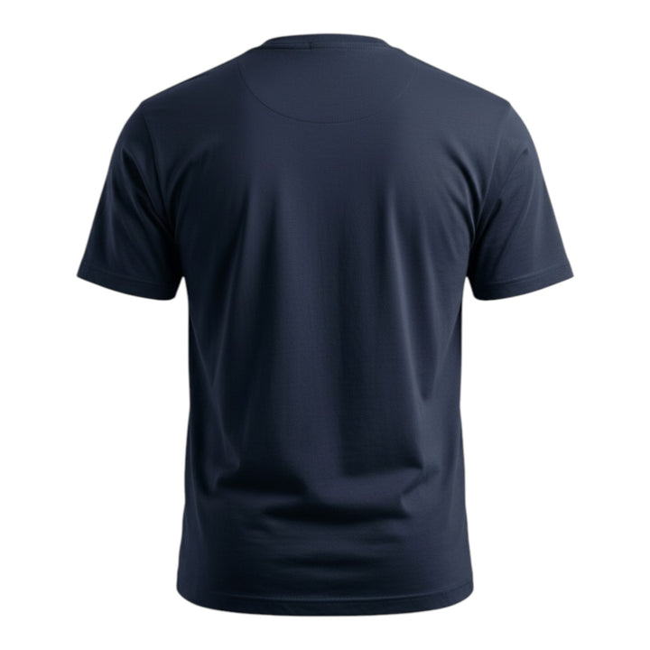 T-Shirt Cuello Redondo Jersey Confort Azul Oscuro