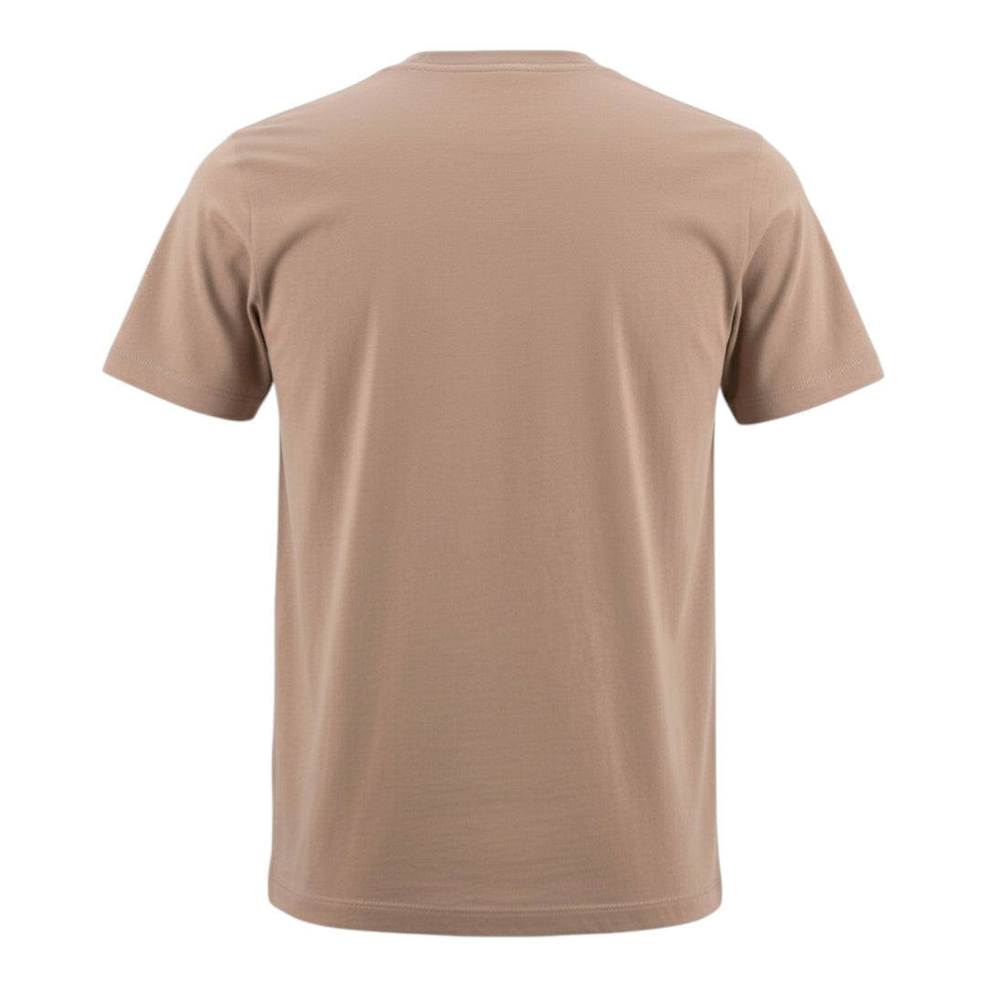 T-Shirt Cuello Redondo Jersey Confort Fango