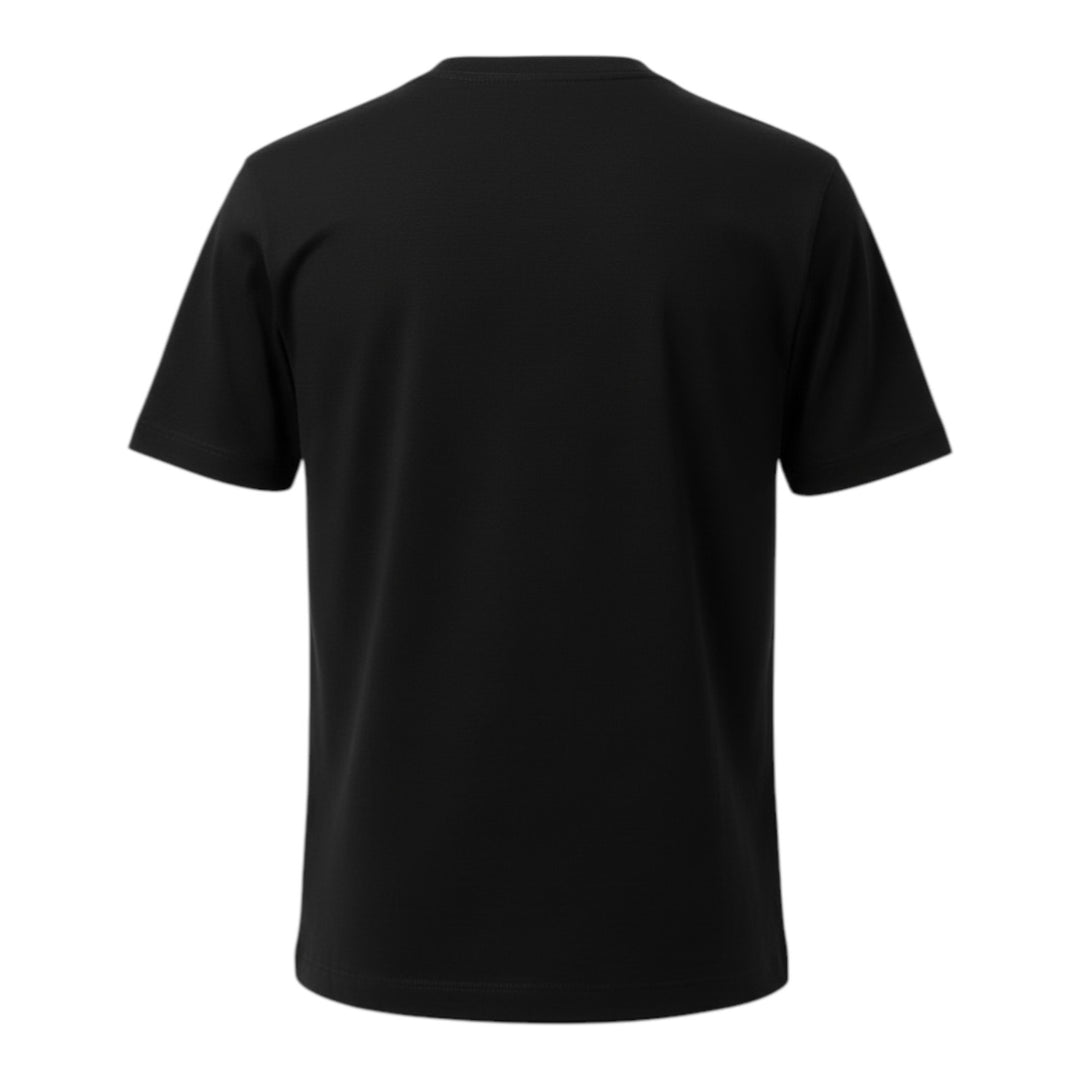 T-Shirt Cuello Redondo Jersey Confort Negro