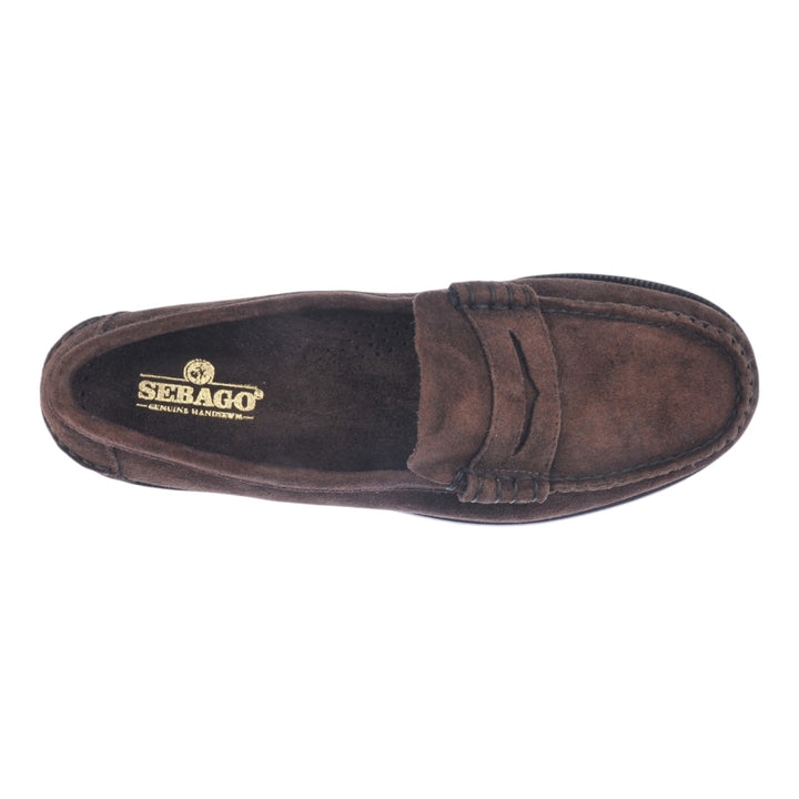 Mocasines para hombre de piel auténtica escamada GoodYear marrón