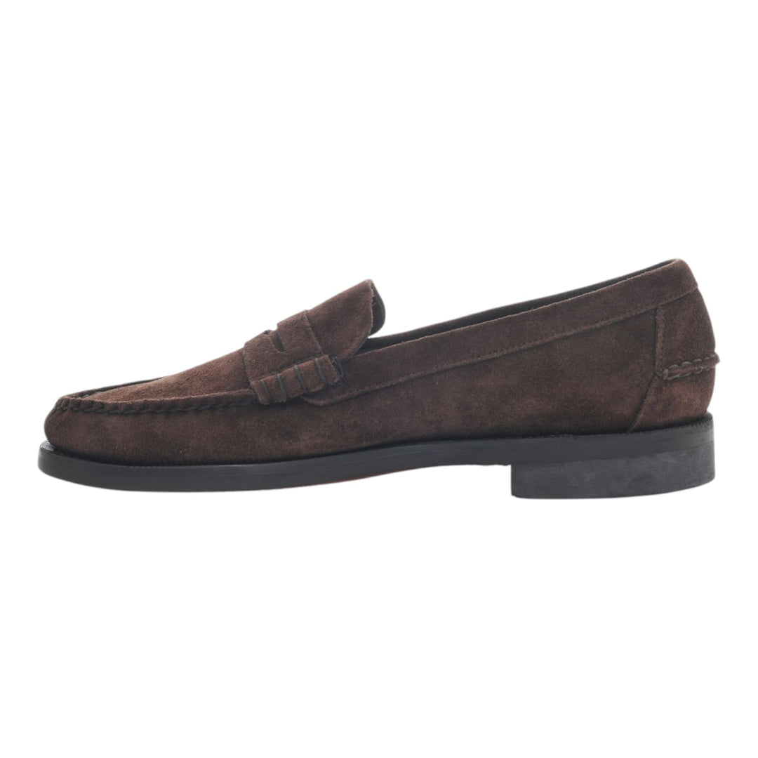 Mocasines para hombre de piel auténtica escamada GoodYear marrón