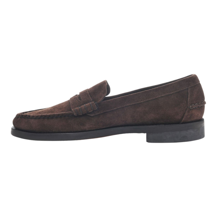 Mocasines para hombre de piel auténtica escamada GoodYear marrón