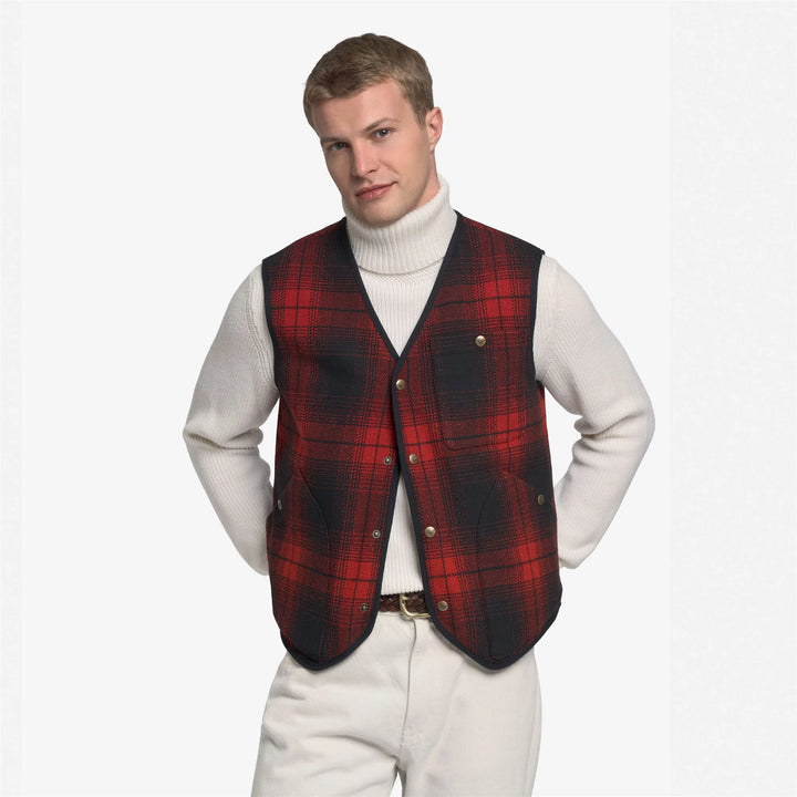 WILDRIVER CHECK RED-BLACK