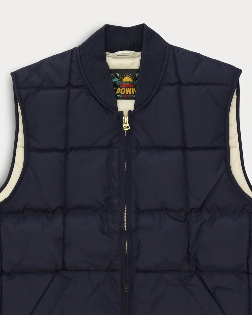 VEST1 chaleco en nylon azul.
