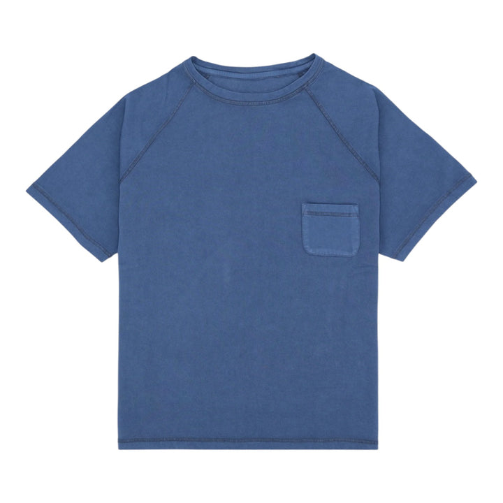 Vermont T-Shirt en jersey con bolsillo índigo