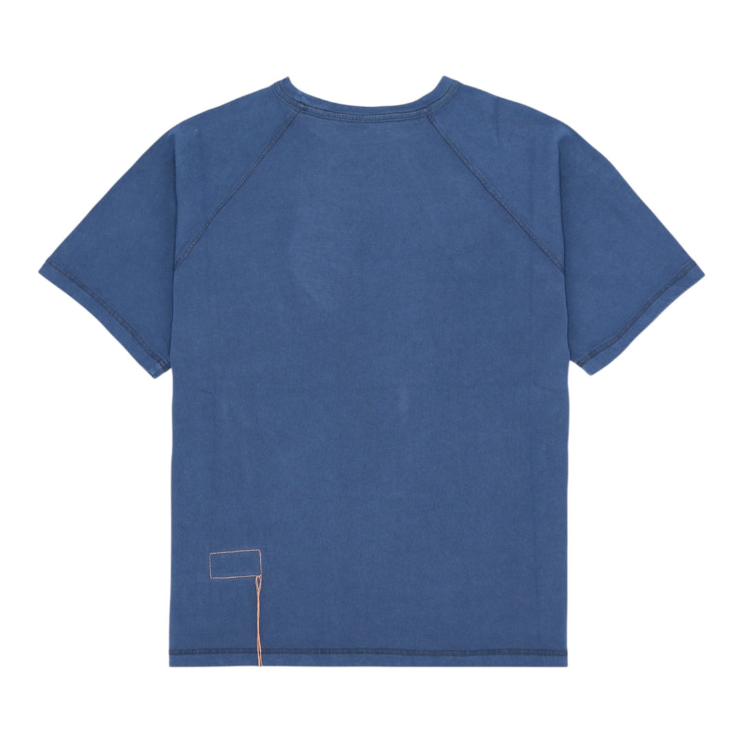 Vermont T-Shirt en jersey con bolsillo índigo