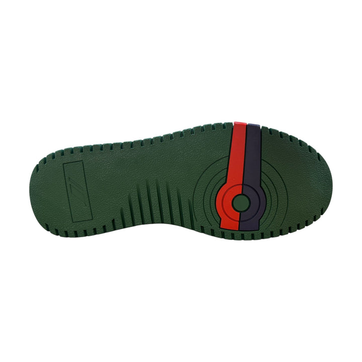 Field King en piel blanca y verde