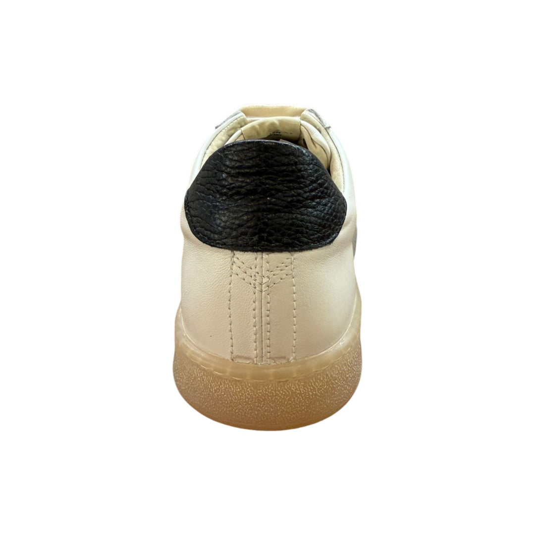 Zapatillas deportivas de piel auténtica blanco-negro