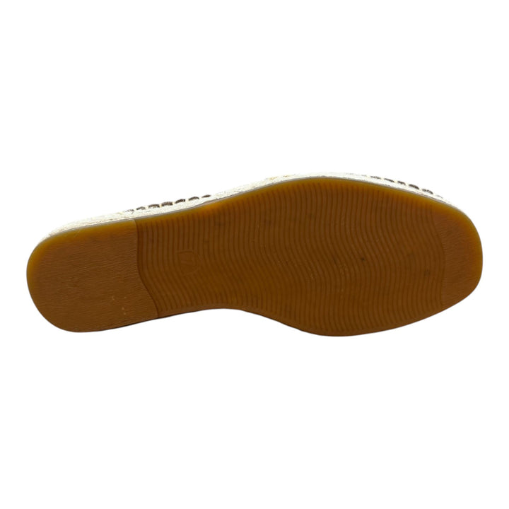 Espadrilles de Piel de Ante Auténtica Suela de Goma Marrón