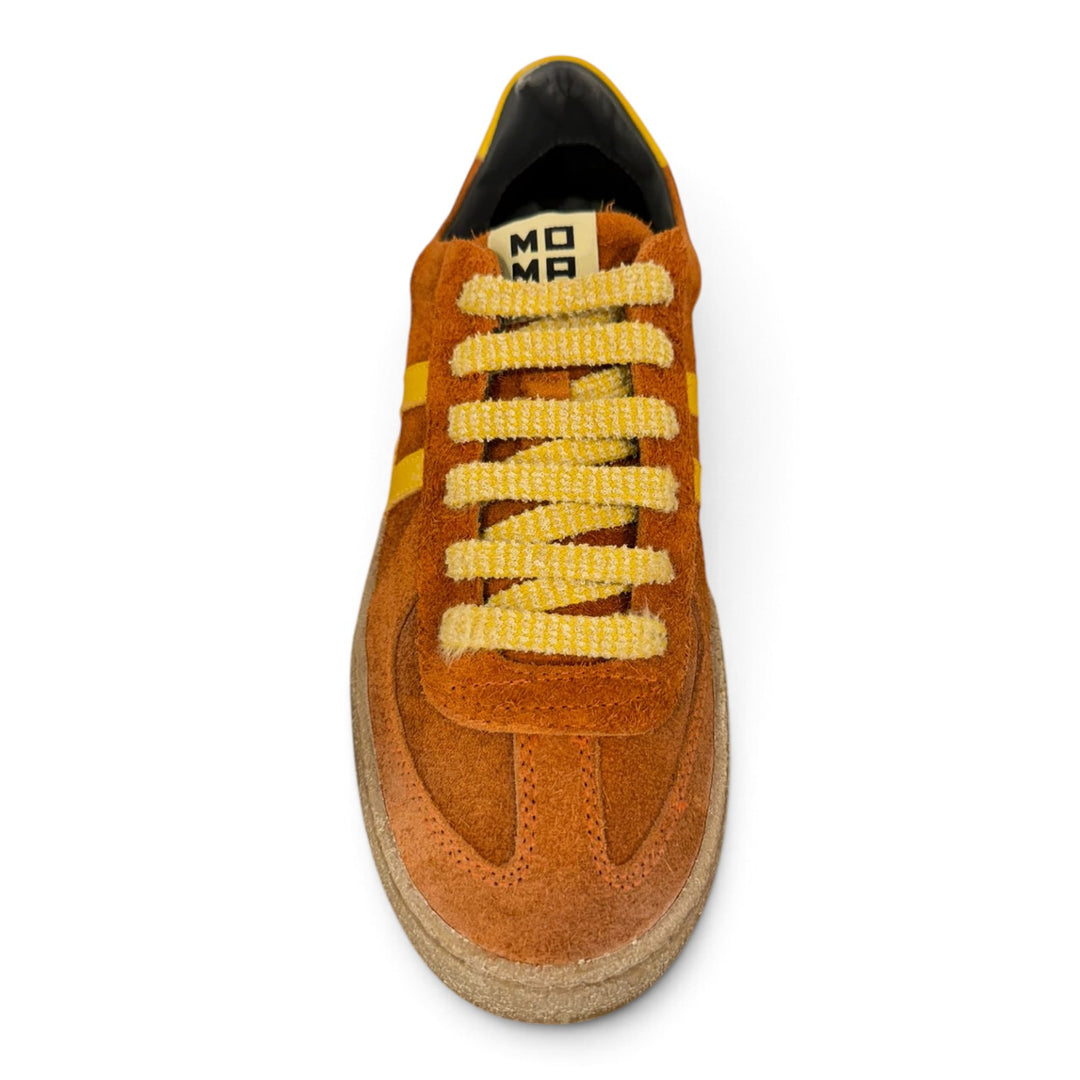SNEAKERS KAZAN PIEL ANTE AUTÉNTICA ORANGE