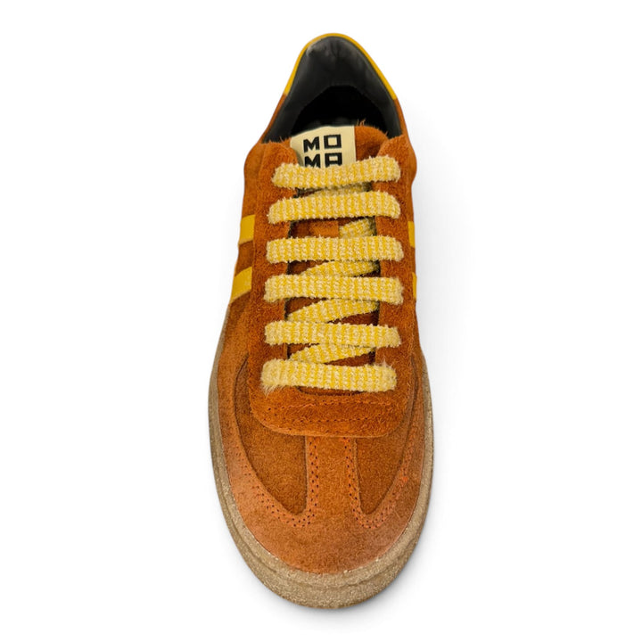 SNEAKERS KAZAN PIEL ANTE AUTÉNTICA ORANGE