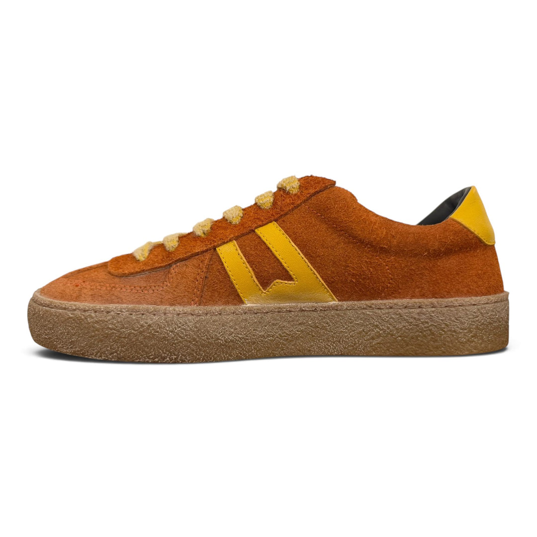 SNEAKERS KAZAN PIEL ANTE AUTÉNTICA ORANGE