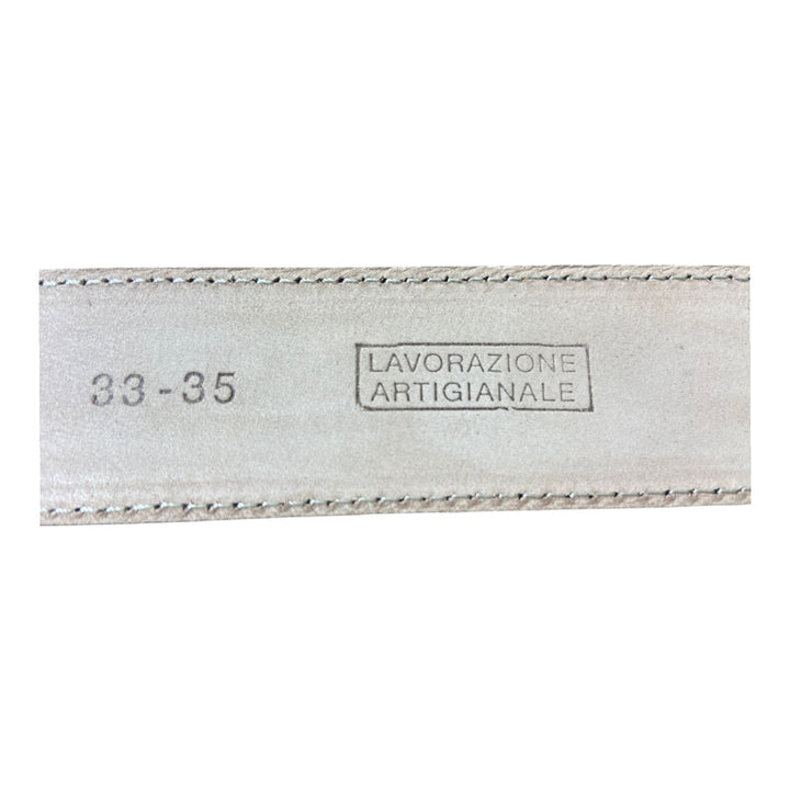 CINTURÓN DE PIEL VERDADERA AZUL