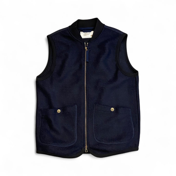 CHALECO DE LANA VEST WOLF AZUL
