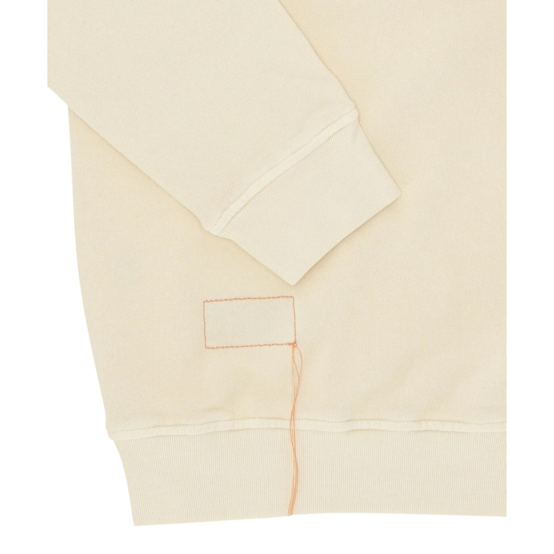 Yale Sudadera en Jersey Perchado con Cuello y Cremallera Cuerda