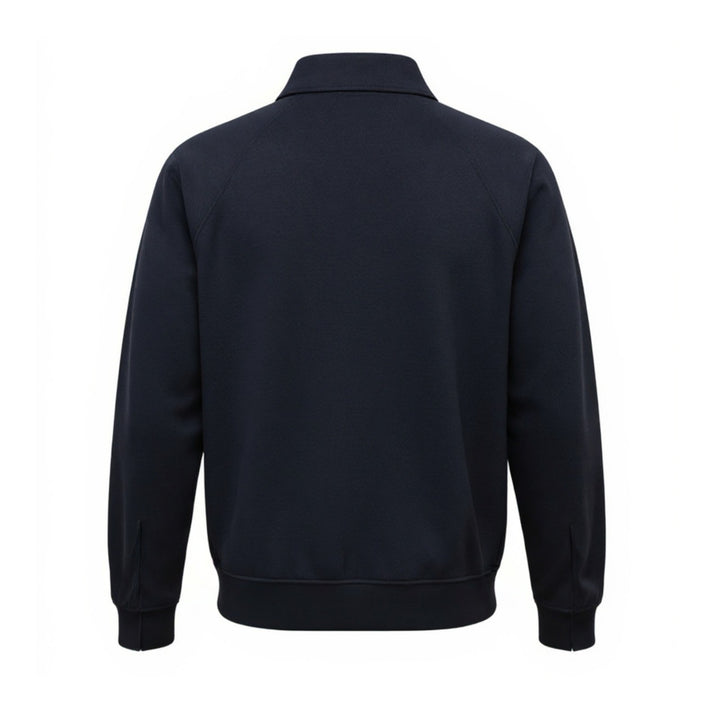 SUDADERA CON CREMALLERA DE LANA MARYLAND AZUL