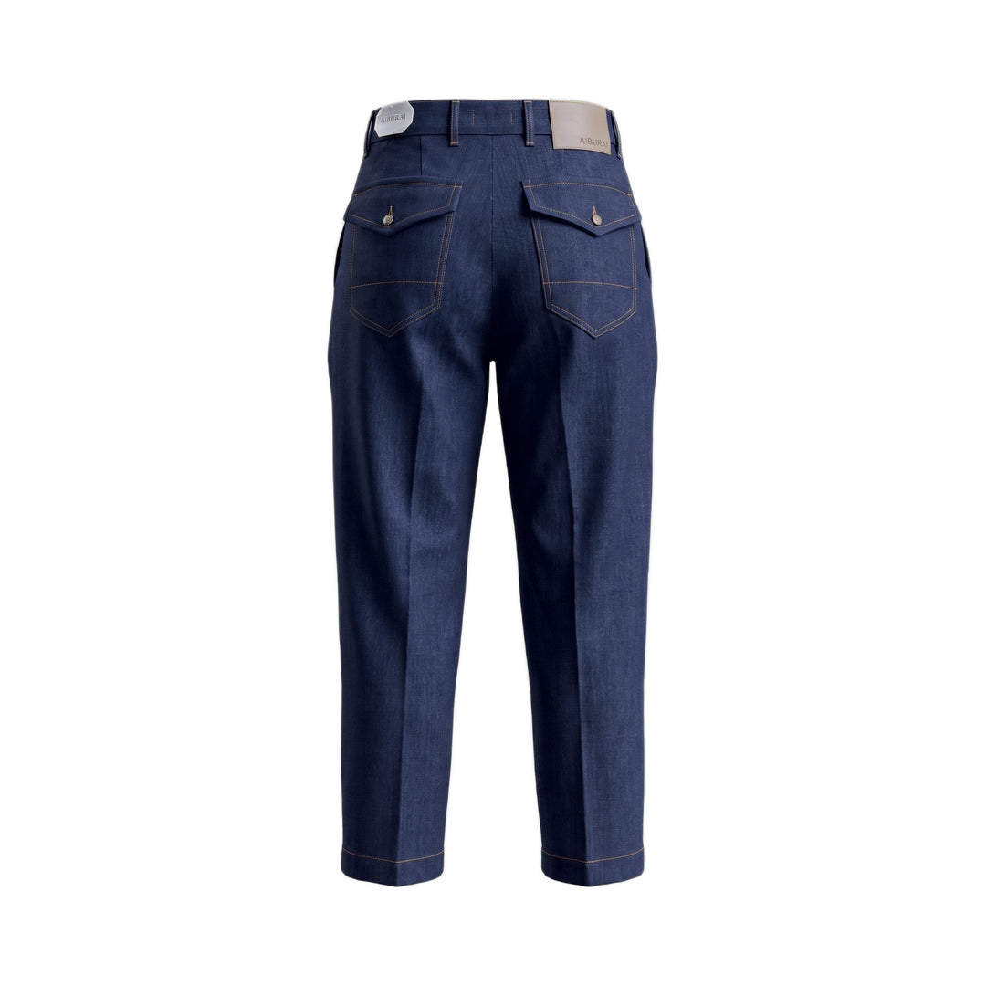 Aiburai DENIM ZEUS T RINSE DARK BLUE Blu - foto 2