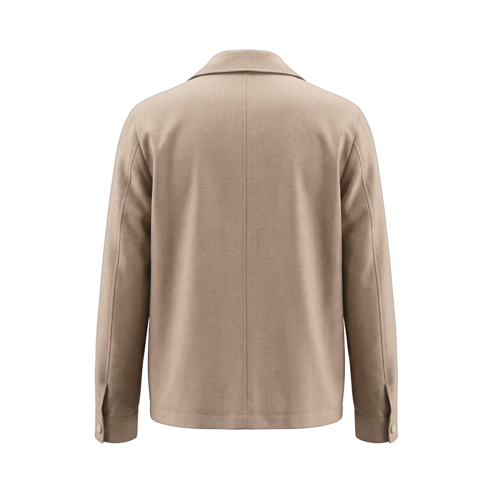 Aiburai OVERSHIRT KASHA Marrone - foto 2