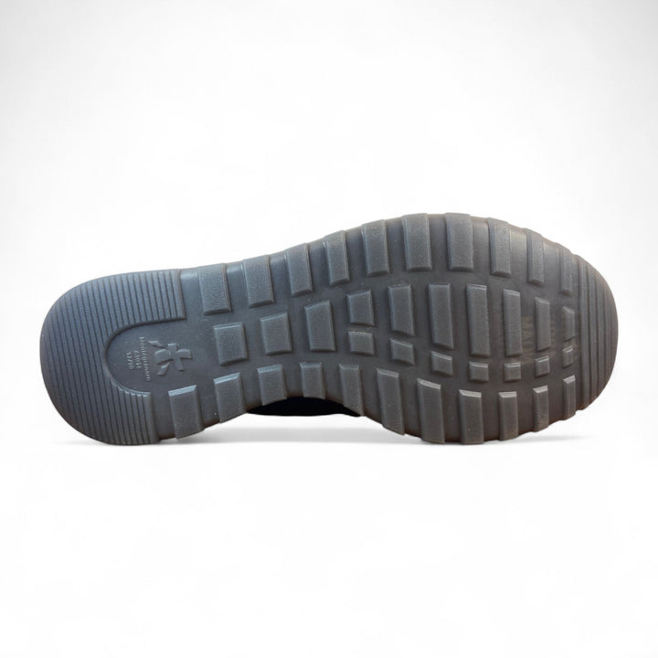 Zapatillas deportivas para hombre de piel negra NOUS Negro 7732