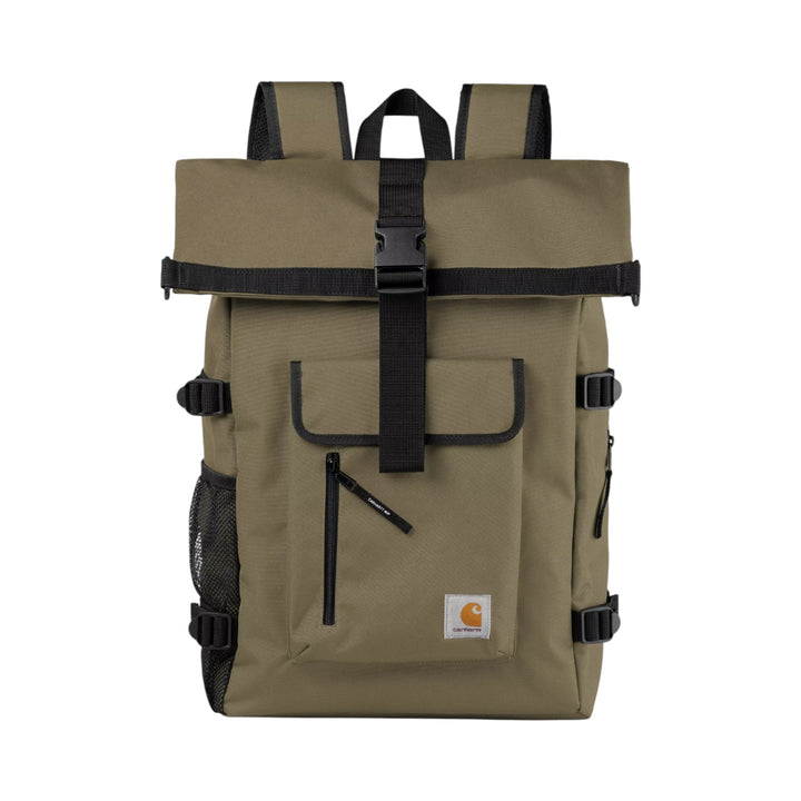 Carhartt WIP Philis Backpack Brass Mochila Beige 4068584349997 vista frontal