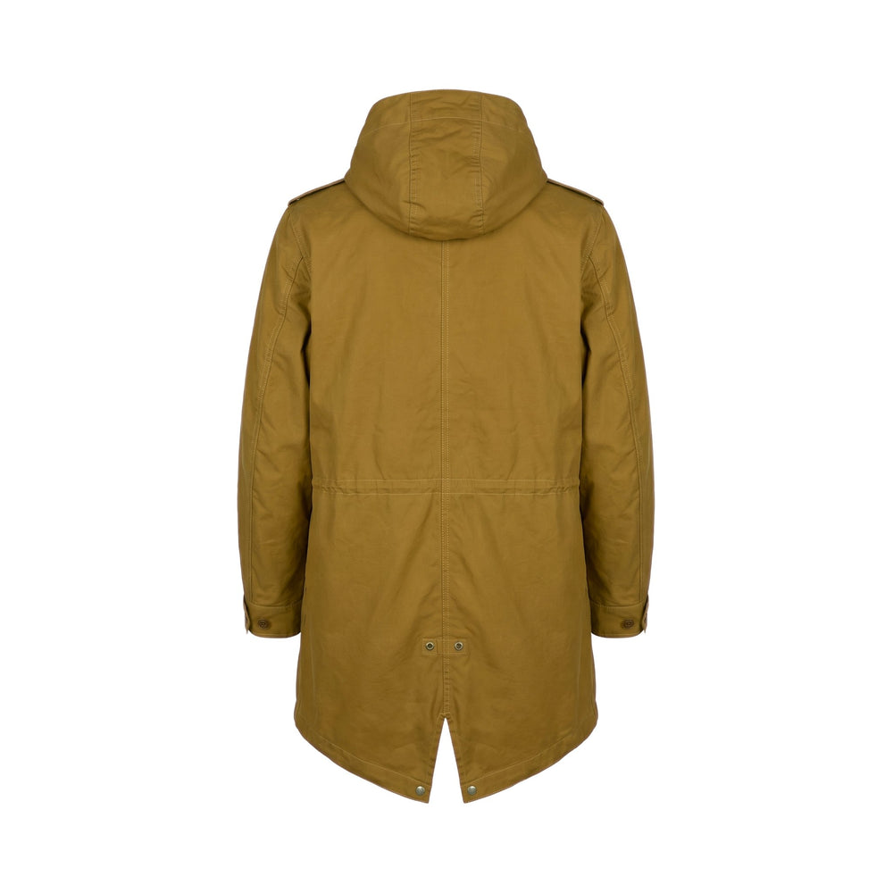 Chesapeake's M-51 GABARDINE PARKA WAXED KHAKY GREEN Verde - foto 2
