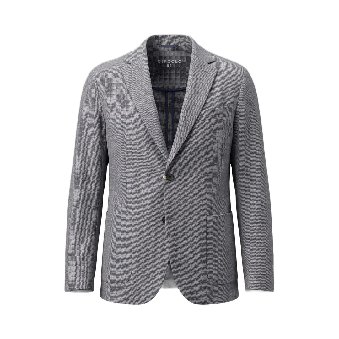 Circolo 1901 BLAZER SPECIAL PRINT TWILL BLUE Blu - foto 1
