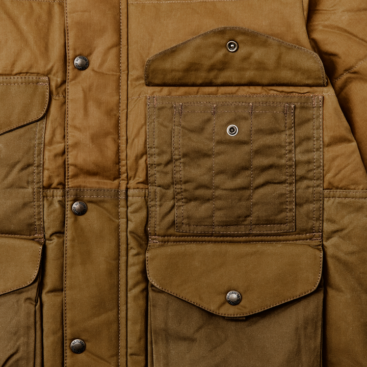Filson Down Cruiser Jacket Dark Tan Marrone - foto 8