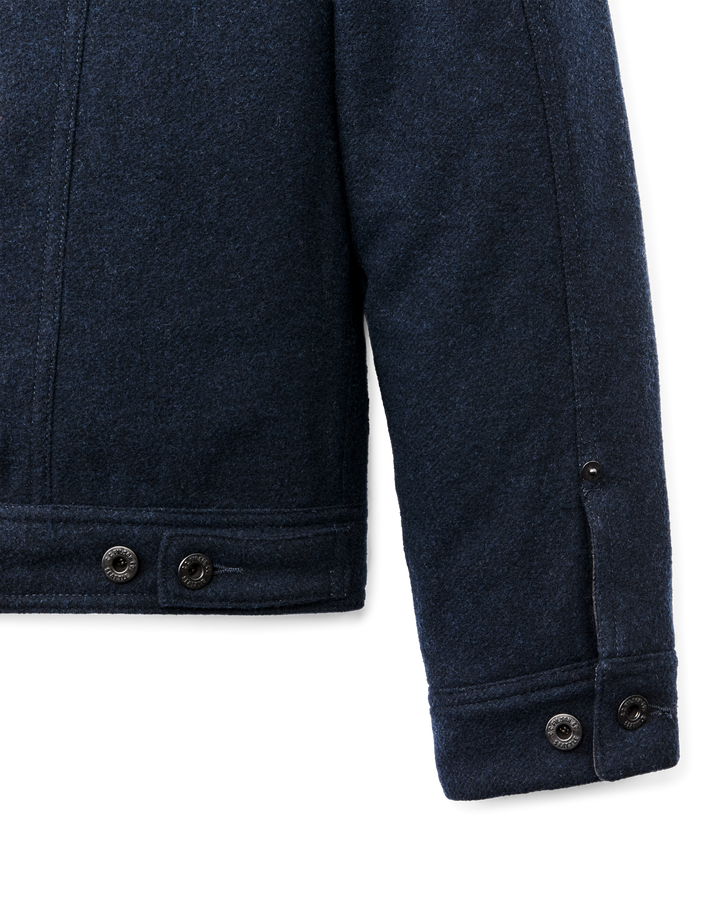 Filson Spokane Insulated Short Cruiser Jacket Navy Blu - foto 5