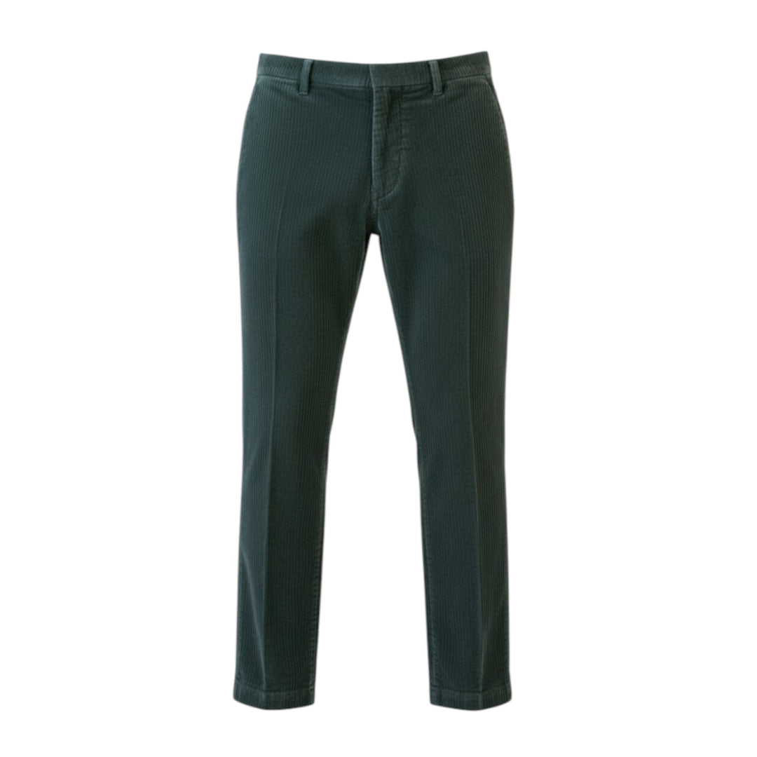 Pantalones cortos de terciopelo con bolsillos americanos, color verde