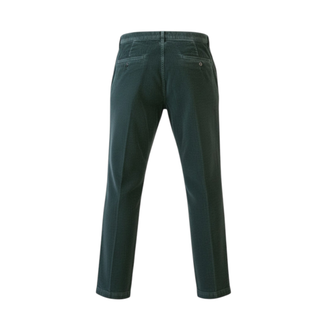Pantalones cortos de terciopelo con bolsillos americanos, color verde