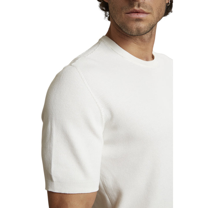 JERSEY DE CUELLO REDONDO M/M PTO RISO OFF WHITE