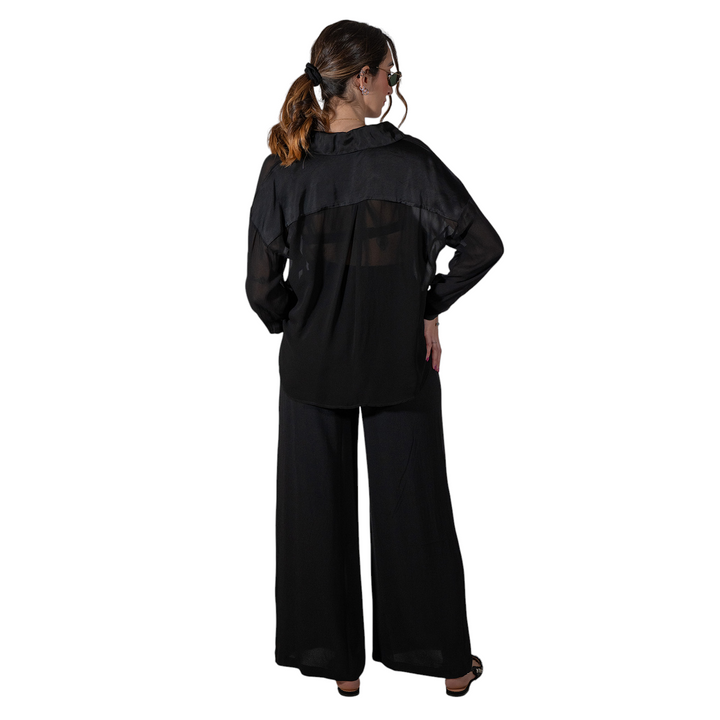 PANTALÓN DE MODA ICARO NEGRO