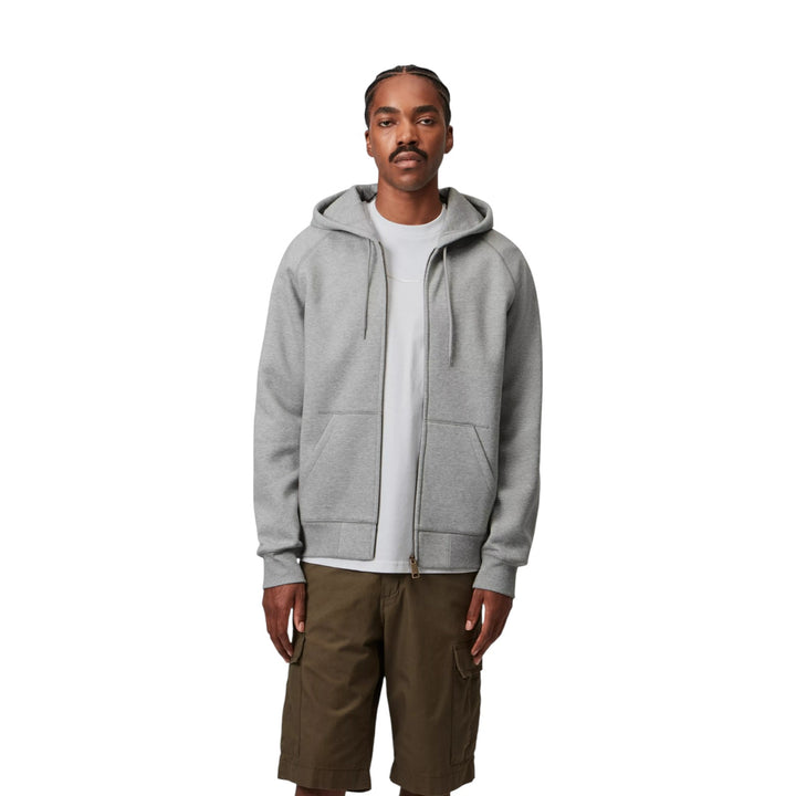 Chaqueta con capucha Chase Gris jaspeado / Dorado