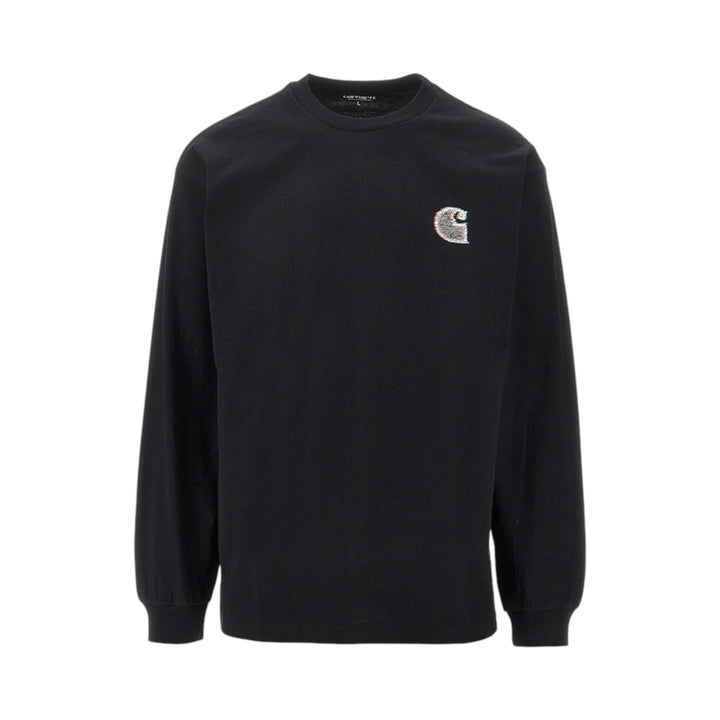 Camiseta L/S Mind Your Head negra