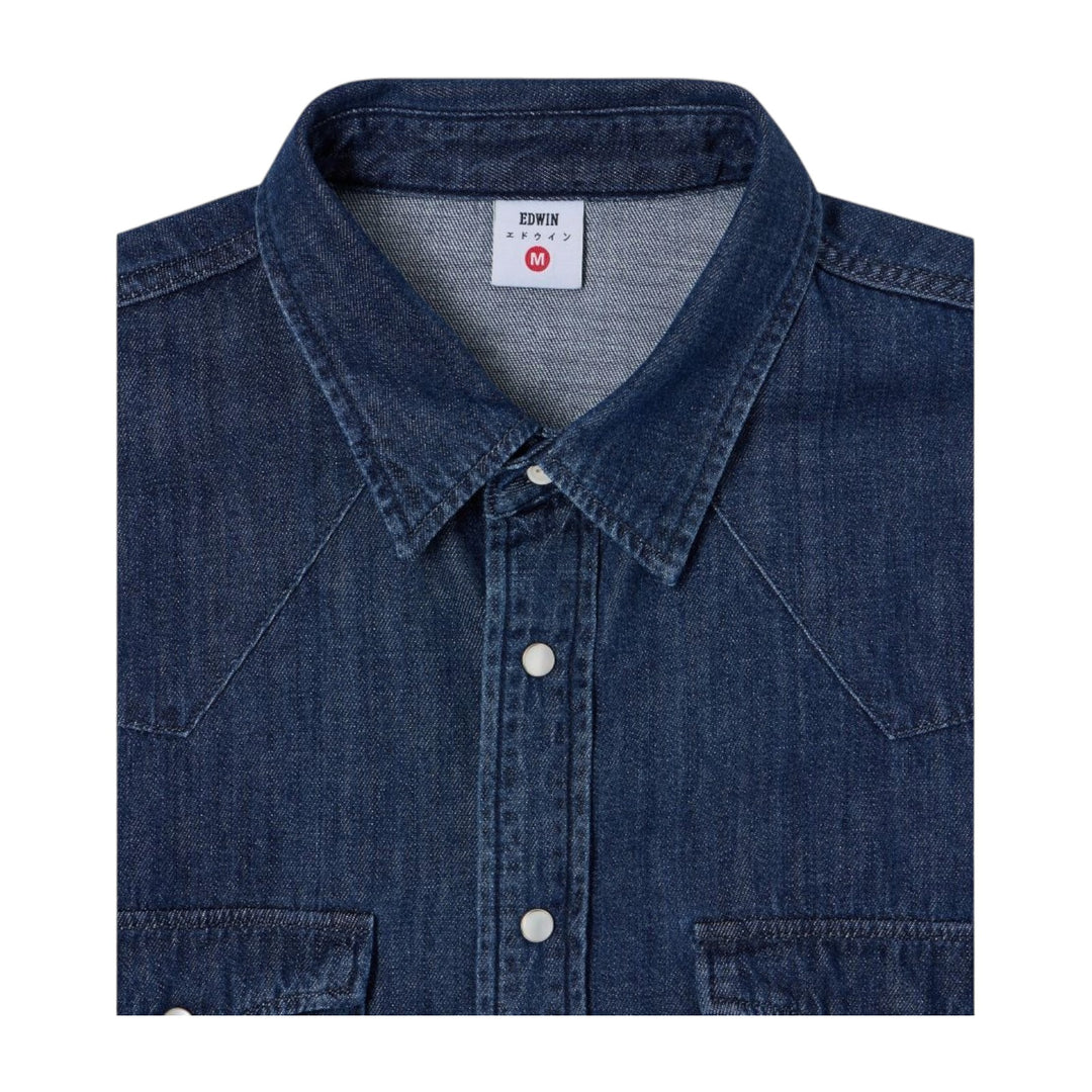 CAMISA WESTERN LS DARK USED