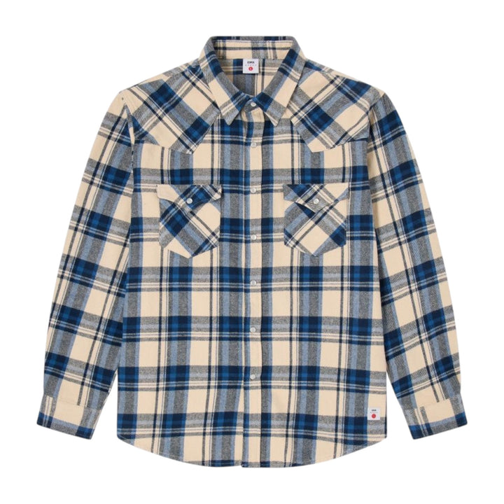 CAMISA WESTERN LS JAPAN AZUL MARINO / AZUL